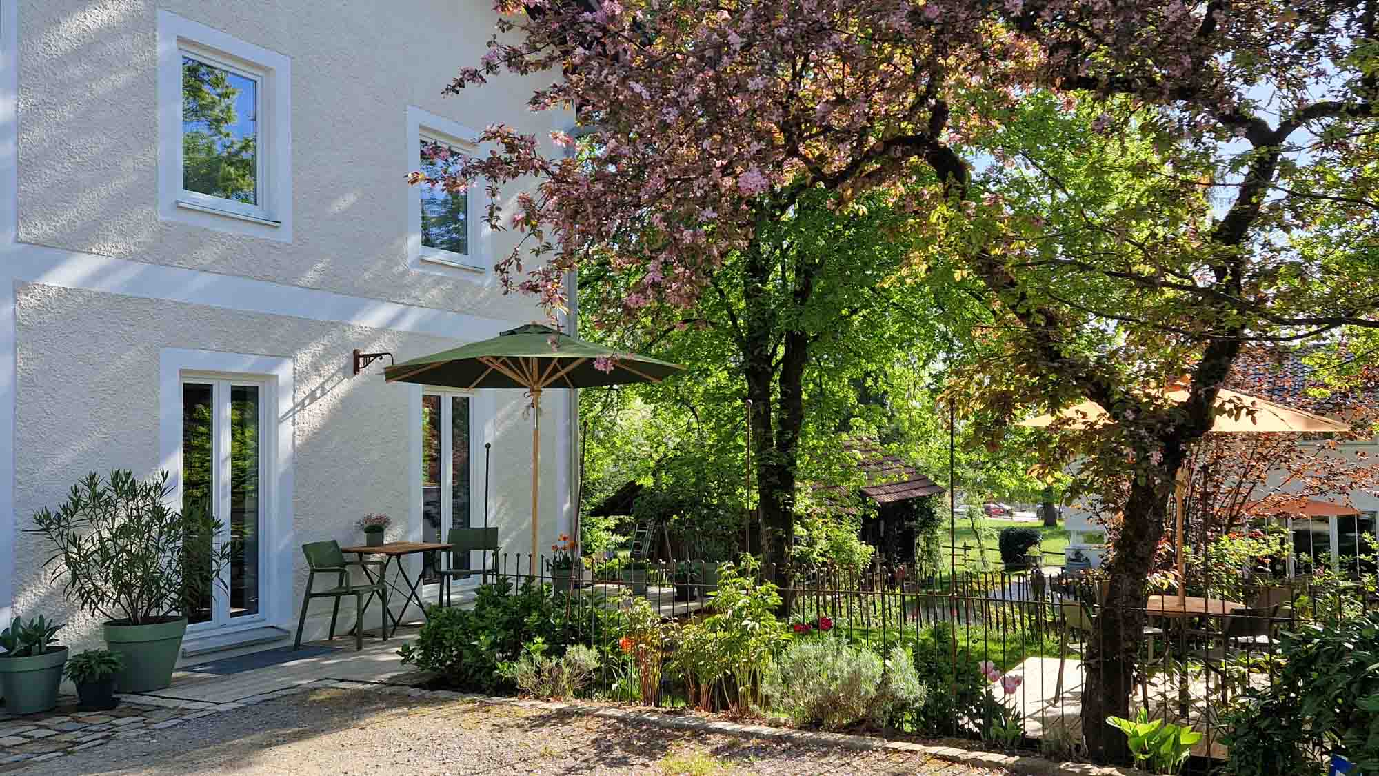 Ferienhaus am Simssee Garten