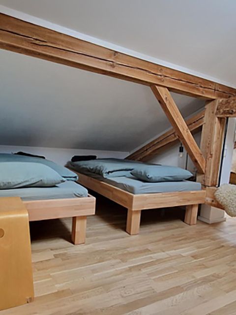Galerie im Dachboden im Ferienhaus am Simssee